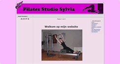 Desktop Screenshot of pilates-studio-sylvia.nl