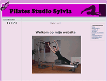 Tablet Screenshot of pilates-studio-sylvia.nl